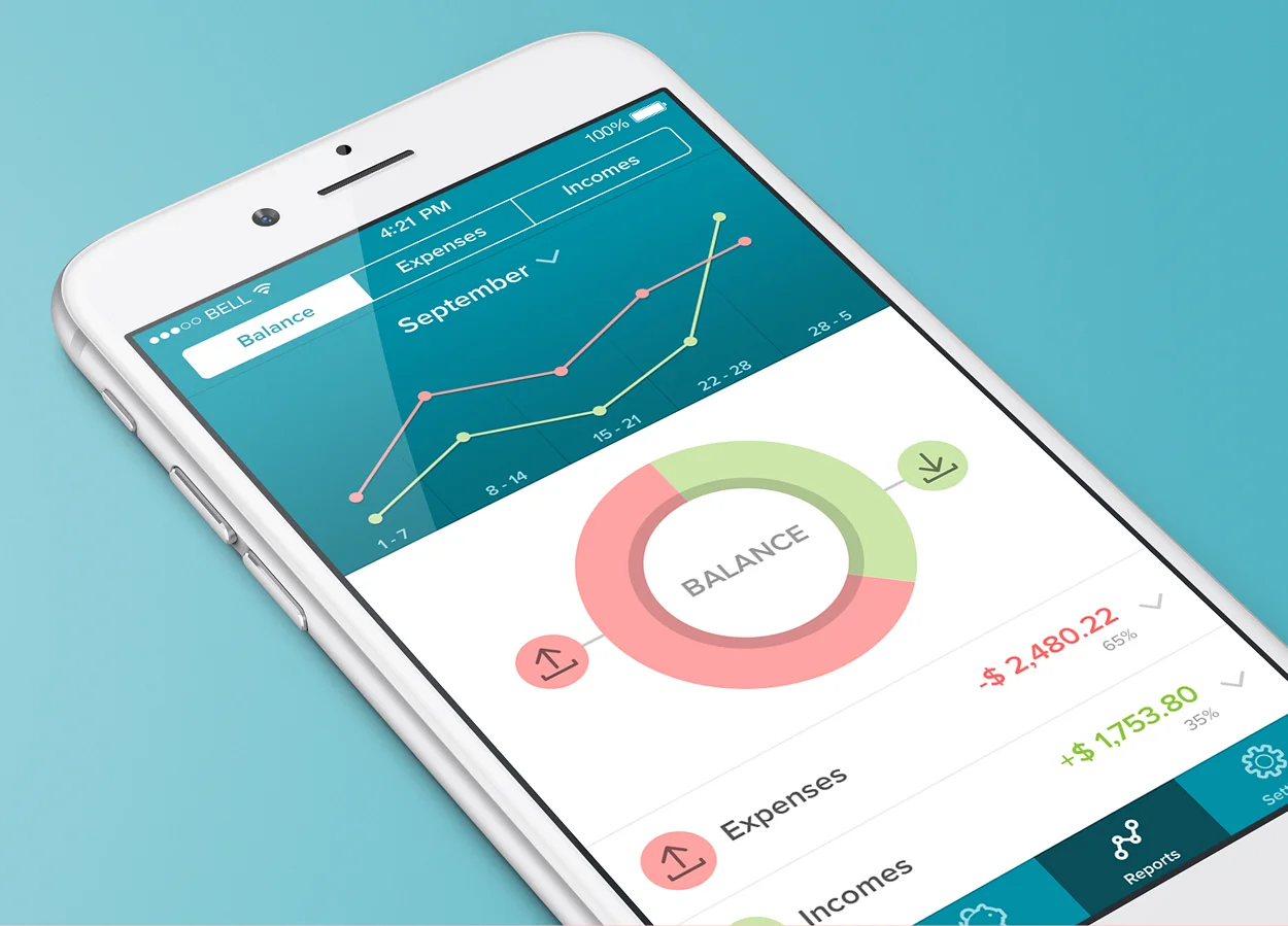 MoneyFarm mobile app interface