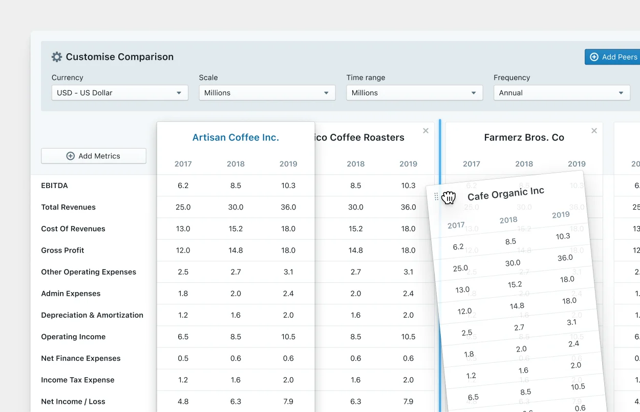 Oaknorth web interface