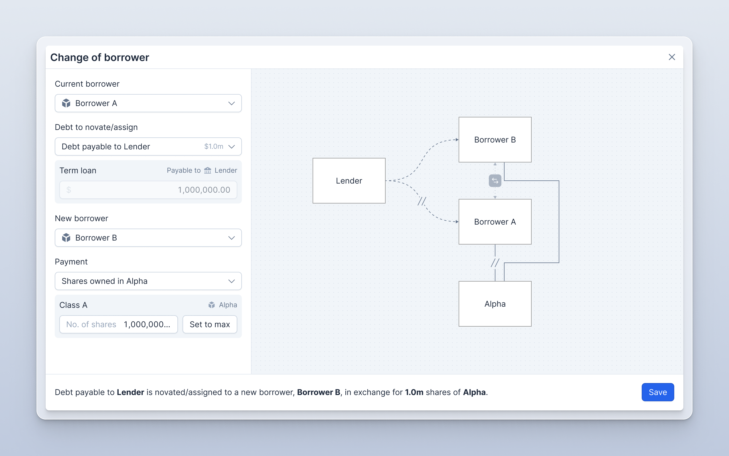 Pactio web interface