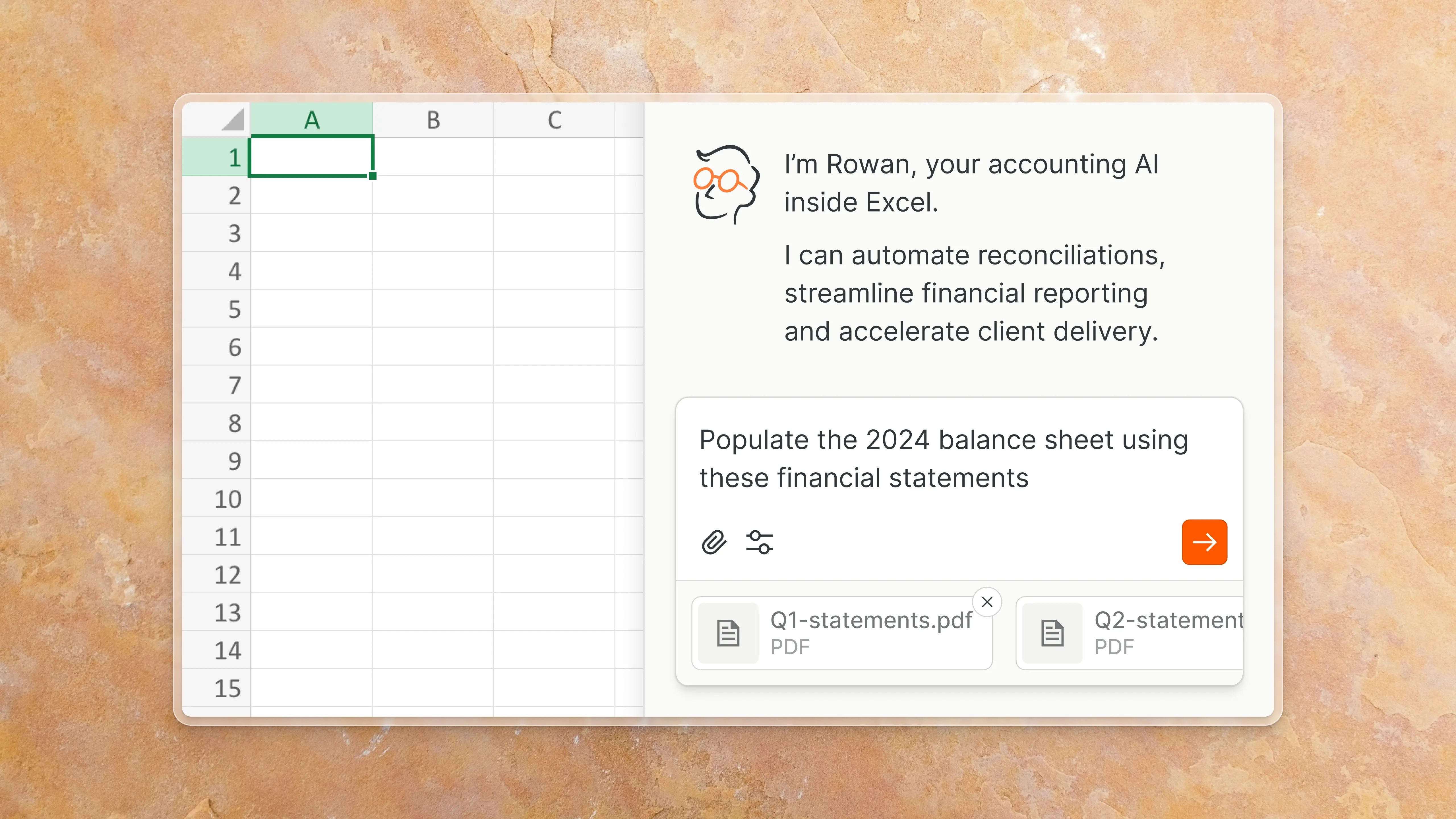 Rowan AI web interface